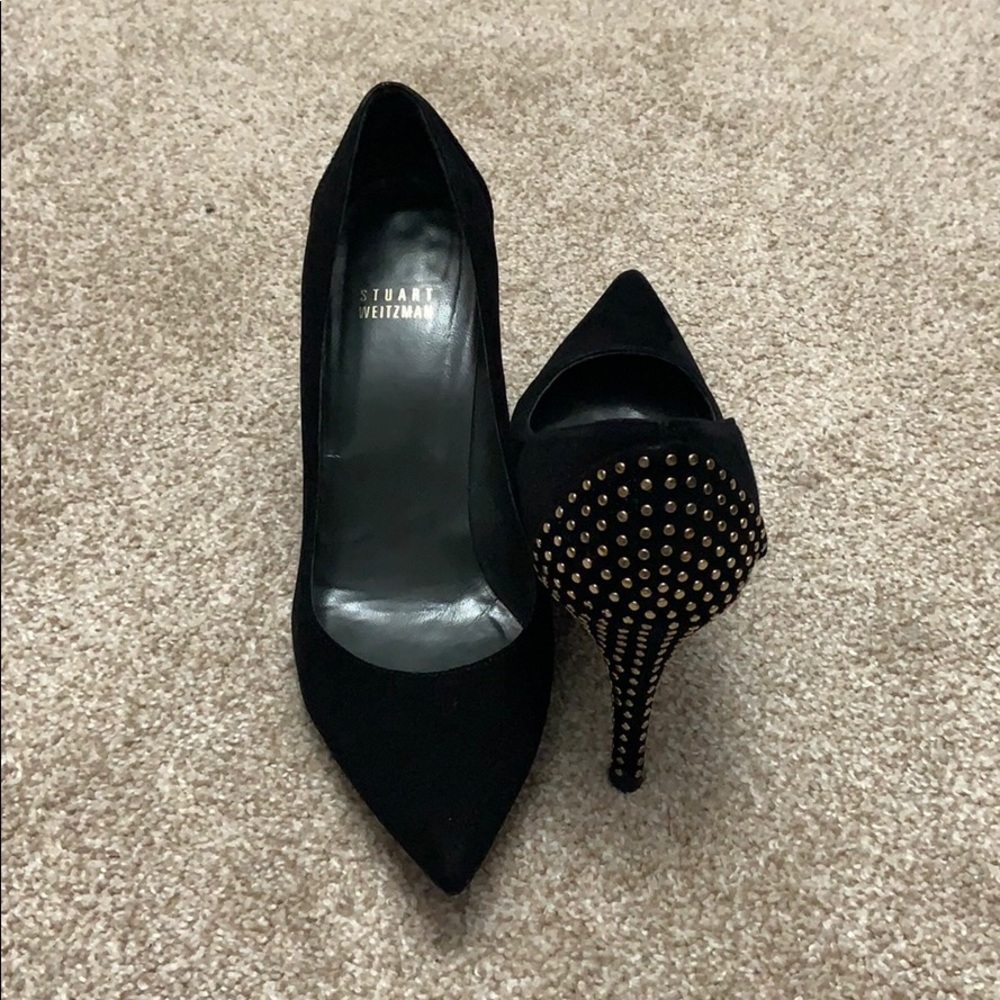 Black suede Stuart Weitzman